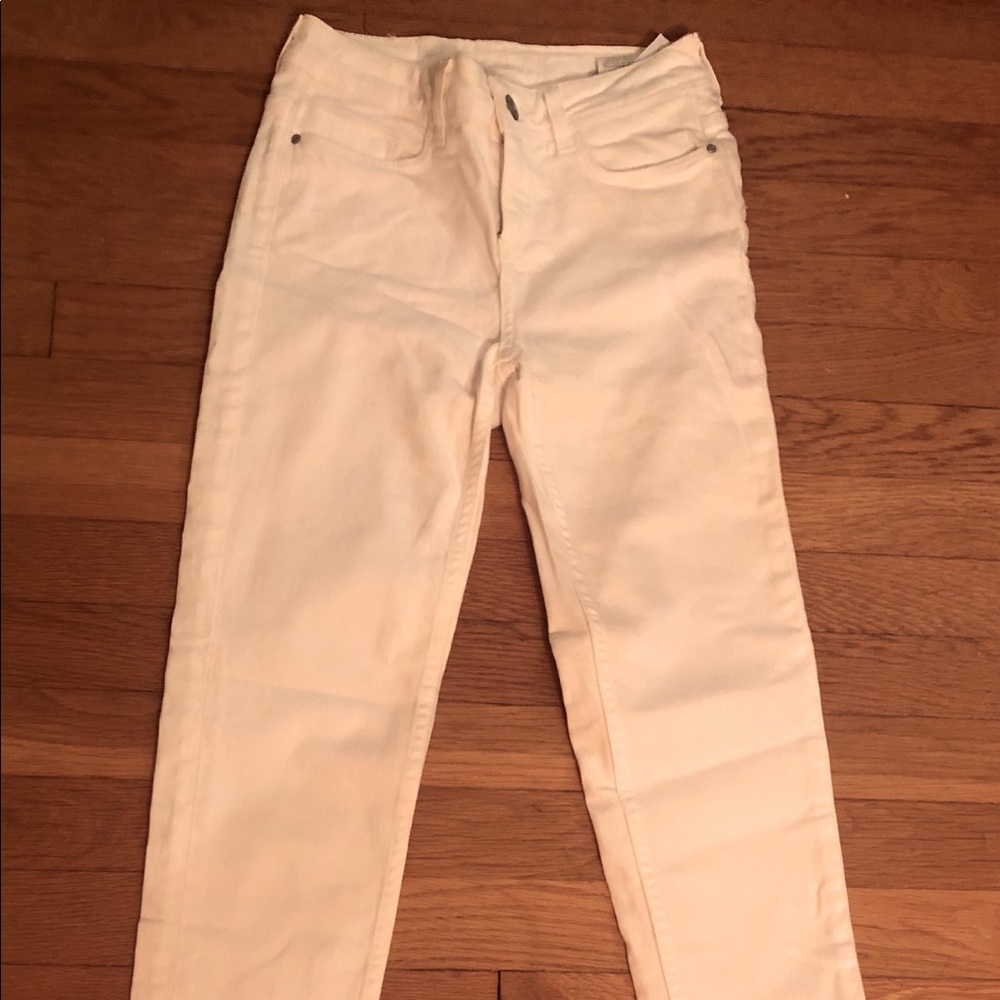 White Zara Premium Denim Pants